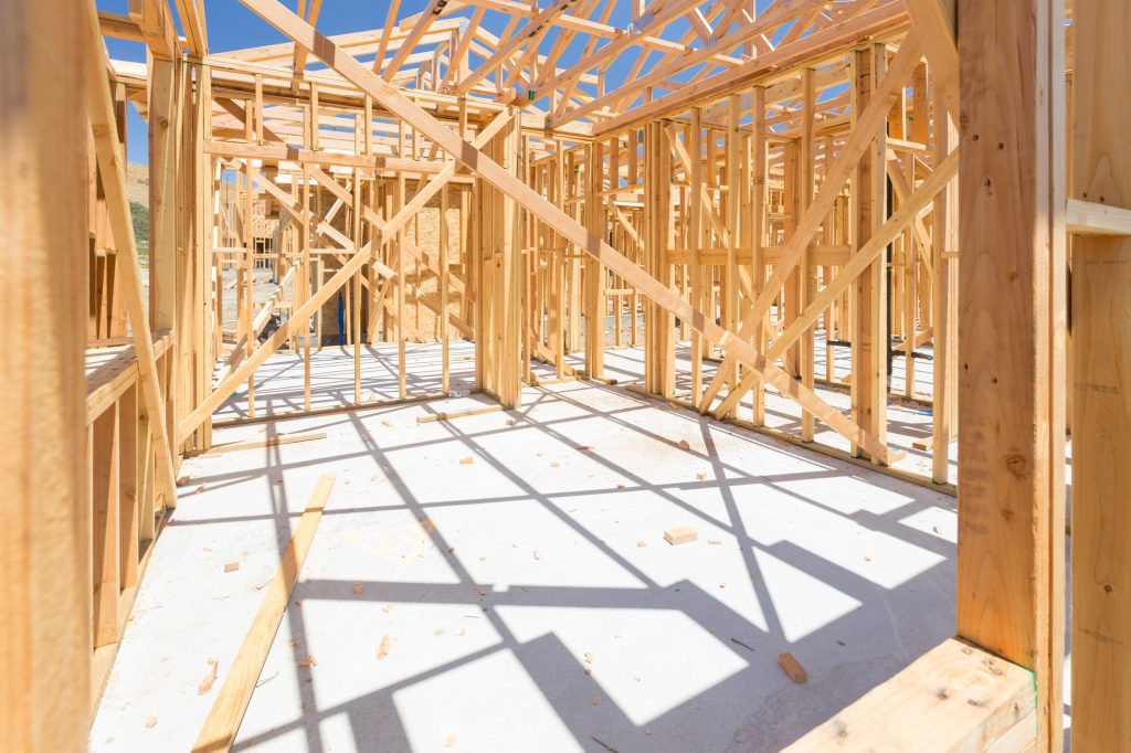New Construction House Framing